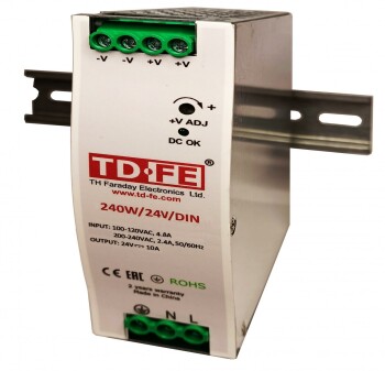 240W/24V/DIN FARADAY Блок питания