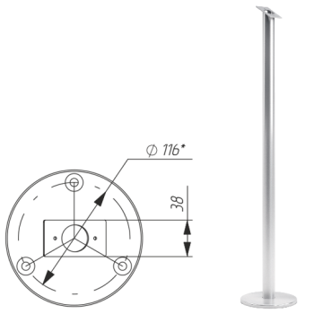 Стойка d32 Oxgard Стойка считывателя ВЗР 1957