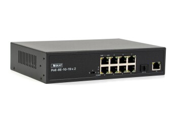 SKAT PoE-8E-1G-1S v.2 Бастион Коммутатор PoE Plus