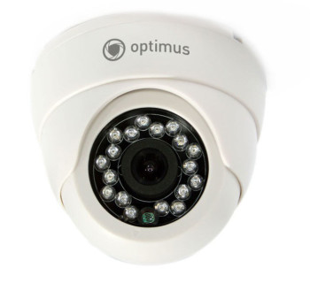 Купольная видеокамера Optimus ID-736s с ИК-подсветкой до 20 м