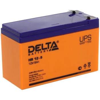 Аккумулятор Delta 12V 9Ah HR 12-9 / HR 12-9 L