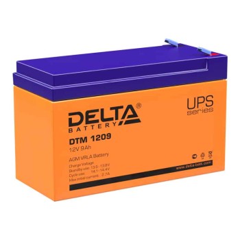 Аккумулятор Delta 12V 9Ah DTM 1209 