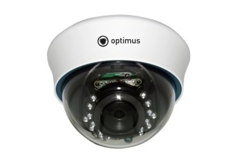 Купольная IP-видеокамера Optimus IP-P022.1(3.6) 2 Мп с ИК подсветкой 15м
