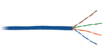 CCA-UU004-5E-PVC-BL NETLAN Кабель U/UTP 4 пары, Кат.5e, CCA, внутренний, PVC, 305м