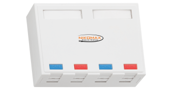 NMC-MB4P-ST-WT NIKOMAX Корпус коммутационной розетки