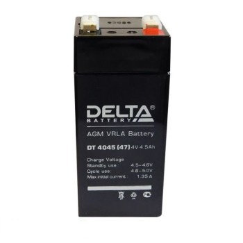 Аккумулятор Delta 4V 4,5Ah DT 4045 (47мм)