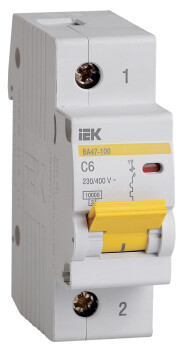 ВА47-100 1P 6А 10кА х-ка C IEK Автоматический выключатель