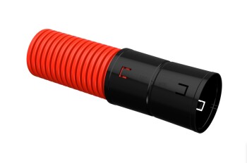 CTG12-110-K04-050-R IEK Труба гофрированная двустенная ПНД/ПВД d110 красная (50м)
