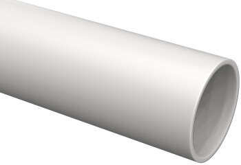 Труба гладкая жесткая ПВХ d50 IEK серая (15м), 3м