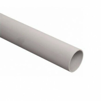 Труба гладкая жесткая ПВХ d=25мм серая 3м (60м/компл) IEK