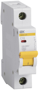 ВА47-29 1P C 10А 4,5кА IEK Автоматический выключатель