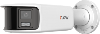F-IC-2244PCMS/A(2.8mm) i-Flow Панорамная цилиндрическая IP-видеокамера с Smart-подсветкой до 30 м