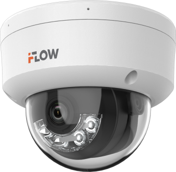 F-IC-2442C2MS(4mm) i-Flow Купольная IP-видеокамера с гибридной Smart подсветкой до 30м