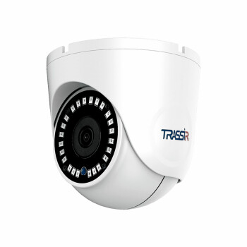 TR-D8152ZIR2 v2 (C) 2.8-8 Trassir Купольная компактная IP-видеокамера с ИК-подсветкой до 25 м