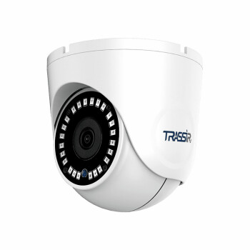 TR-D8121IR2 v6 (D) 2.8 Trassir Купольная IP-видеокамера с ИК-подсветкой до 25 м