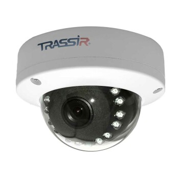 TR-D4D5 v3 2.8 Trassir Купольная IP-видеокамера с ИК-подсветкой до 15 м