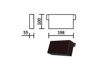 МК-250CB(LG,CA) Vizit Монтажный кожух предназначен для использования с замками электромагнитными VIZ