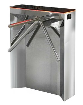SA-401-Е300-EM (нержавеющая сталь + декоративный камень) Сибирский Арсенал Турникет с контроллером