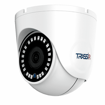 TR-D8151IR2 v2 2.8 Trassir Купольная компактная IP-видеокамера с ИК-подсветкой до 25 м