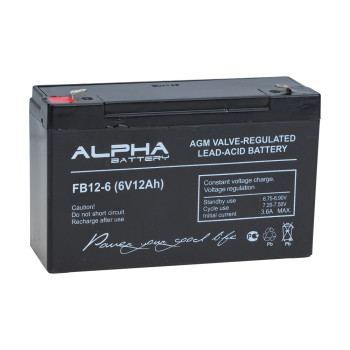 Аккумулятор ALFA Battery 6V 12Ah FB 12-6