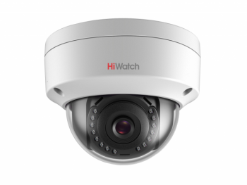 DS-I102 (4 mm) HiWatch Купольная IP-видеокамера с ИК-подсветкой до 30 м
