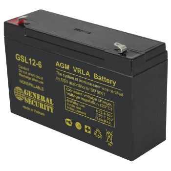 Аккумулятор General Security 6V 12Ah GSL12-6