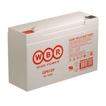 Аккумулятор WBR 6V 12Ah GP6120