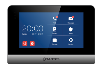 EasyMon-WiFi (PoE) Tantos Монитор домофона IP, 7“ сенсорный емкостной экран, поддержка microSD карты