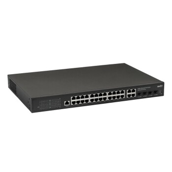 SKAT PoE-M-24G-4G-4S управляемый L2+ коммутатор PoE Plus, 400Вт, порты: 24-Ethernet, 4-Uplink, 4-SFP