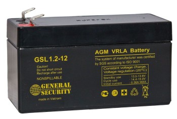 Аккумулятор General Security 12V 1,2Ah GSL1.2-12 