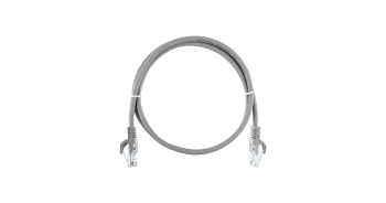 NMC-PC4UD55B-ES-005-C-GY Коммутационный шнур NIKOMAX U/UTP 4 пары, 5е (Класс D),BC (медь), 25AWG (7x0,175мм), серый, 0,5м