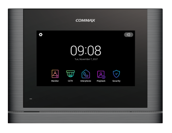 CDV-704MF Black Smog Commax Монитор видеодомофона