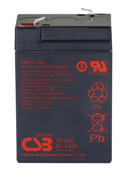 Аккумулятор CSB 6V 4.5Ah GP645