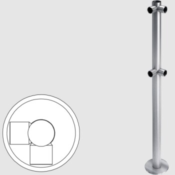 Oxgard Стойка ограждения L-образная