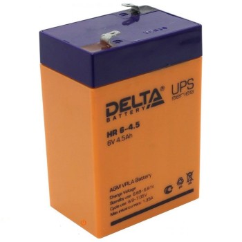  Аккумулятор Delta 6V 4.5Ah HR 6-4.5
