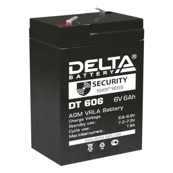 Аккумулятор Delta 6V 6Ah DT 606 