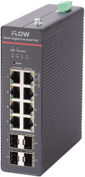 F-SW-IM612HPOE-PM-8G4GO i-Flow Коммутатор PoE