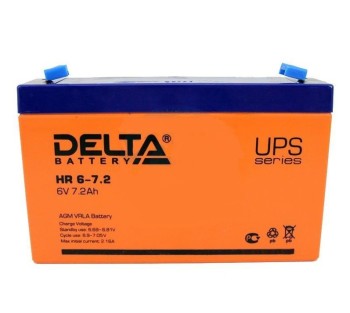 Аккумулятор Delta 6V 7.2Ah HR 6-7.2 