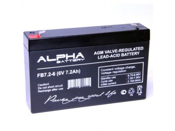 Аккумулятор ALFA Battery 6V 7Ah FB 7,2-6 