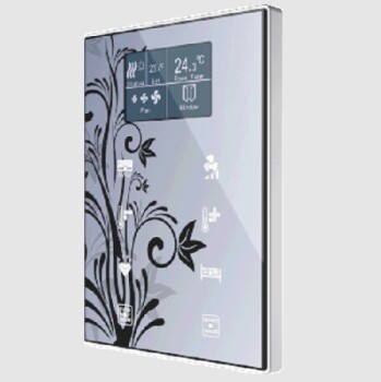 TMD-Display One Комнатный контроллер KNX, 8 сенсорных кнопок, дисплей 1,8", рамка поликарбонат