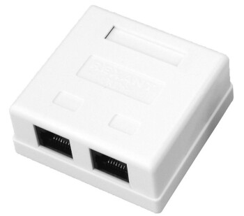 Компьютерная розетка -2*RJ-45 CAT5e REXANT