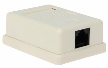 Компьютерная розетка -1 RJ-45 CAT5e REXANT