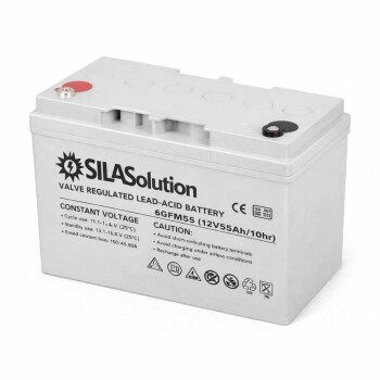 SilaSolution GFM12-55 ( 55Ач ) AGM аккумулятор