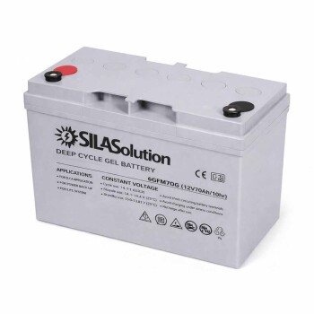 SilaSolution GFM12-70G ( 70Ач ) Гелевый аккумулятор