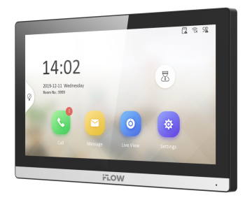 F-VI-3445IPWE1/White i-Flow Монитор IP видеодомофона с Wi-Fi
