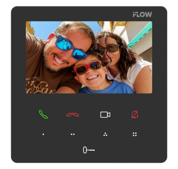 F-VI-3321IPWE1/White i-Flow Монитор IP видеодомофона с Wi-Fi