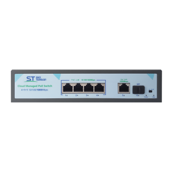 ST-S417POE (4G/1G/1S/65W/A) PRO LM Источник питания, предназначен для обеспечения проводных сетей на