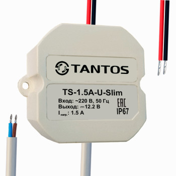Источник вторичного электропитания Tantos TS-1,5A-U-Slim