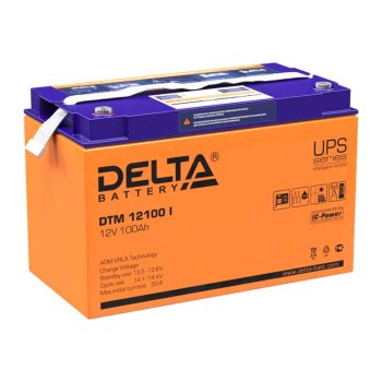 Аккумулятор Delta 12V 100Ah DTM 12100 I 