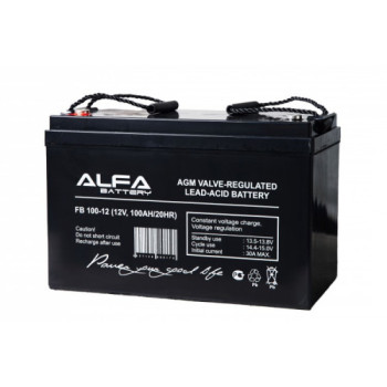 Аккумулятор ALFA Battery 12V 100Ah FB 100-12